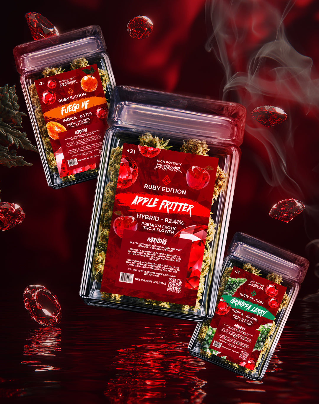 Premium Exotic Flower - Ruby Edition