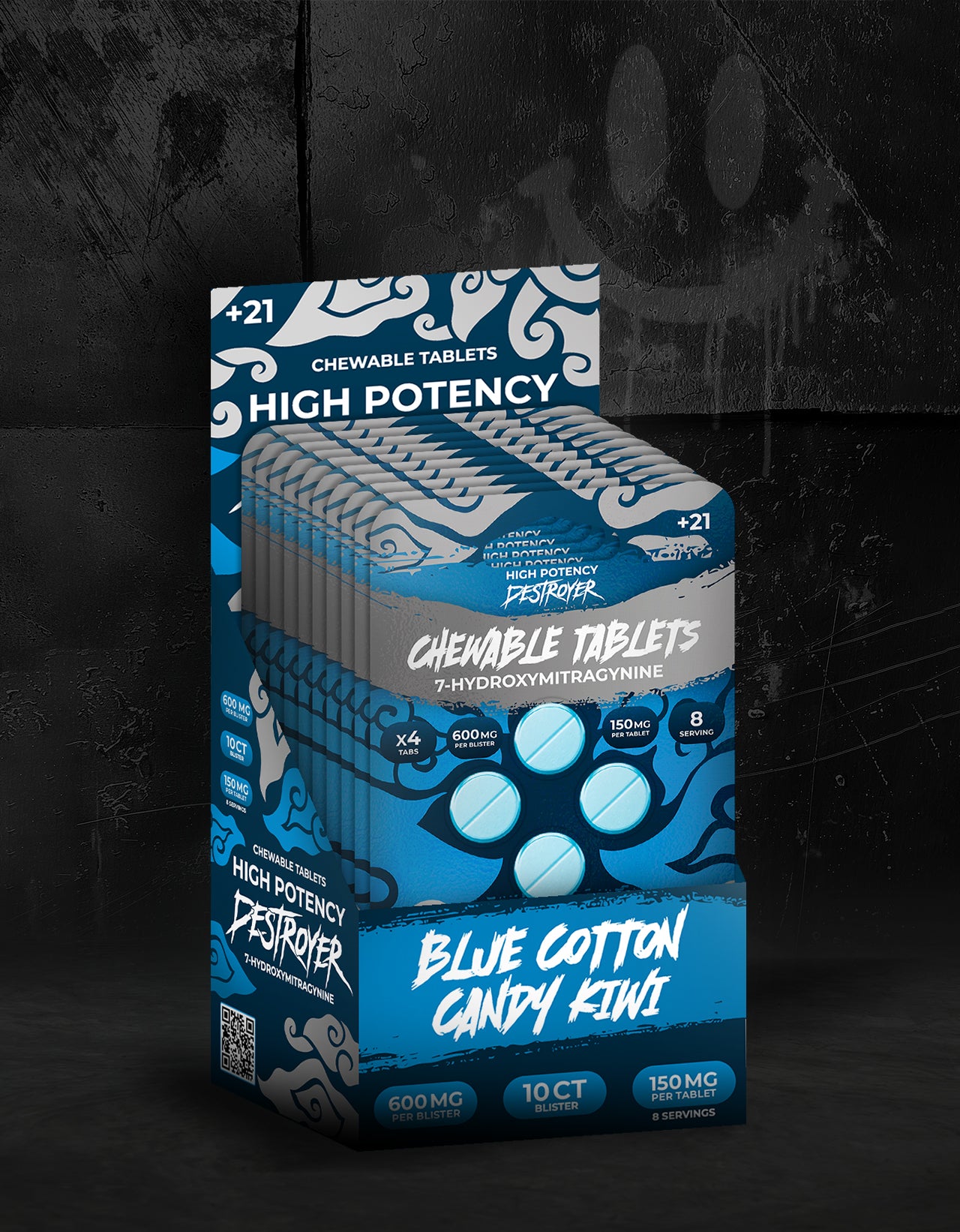 Blue Cotton Candy Kiwi