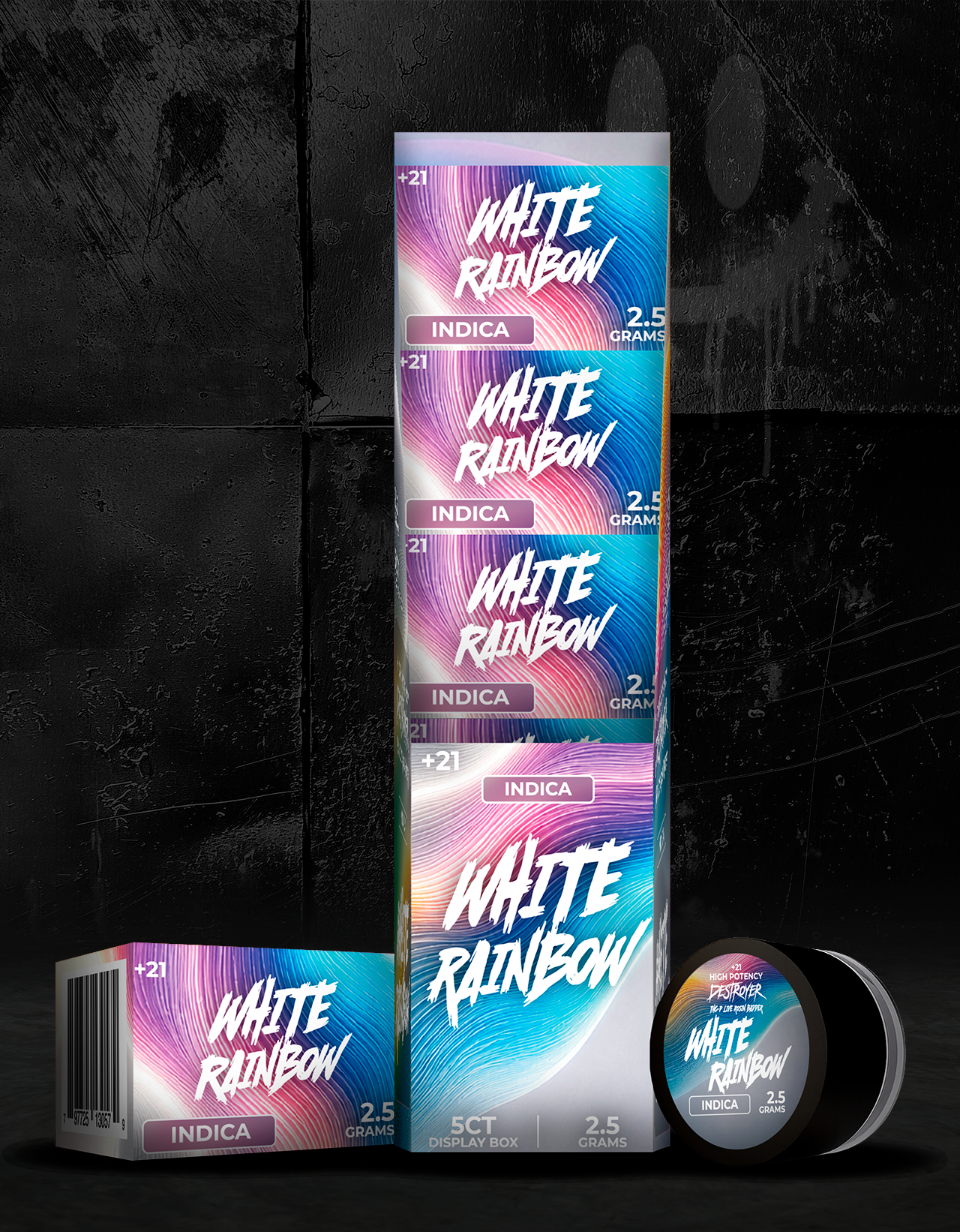 White rainbow