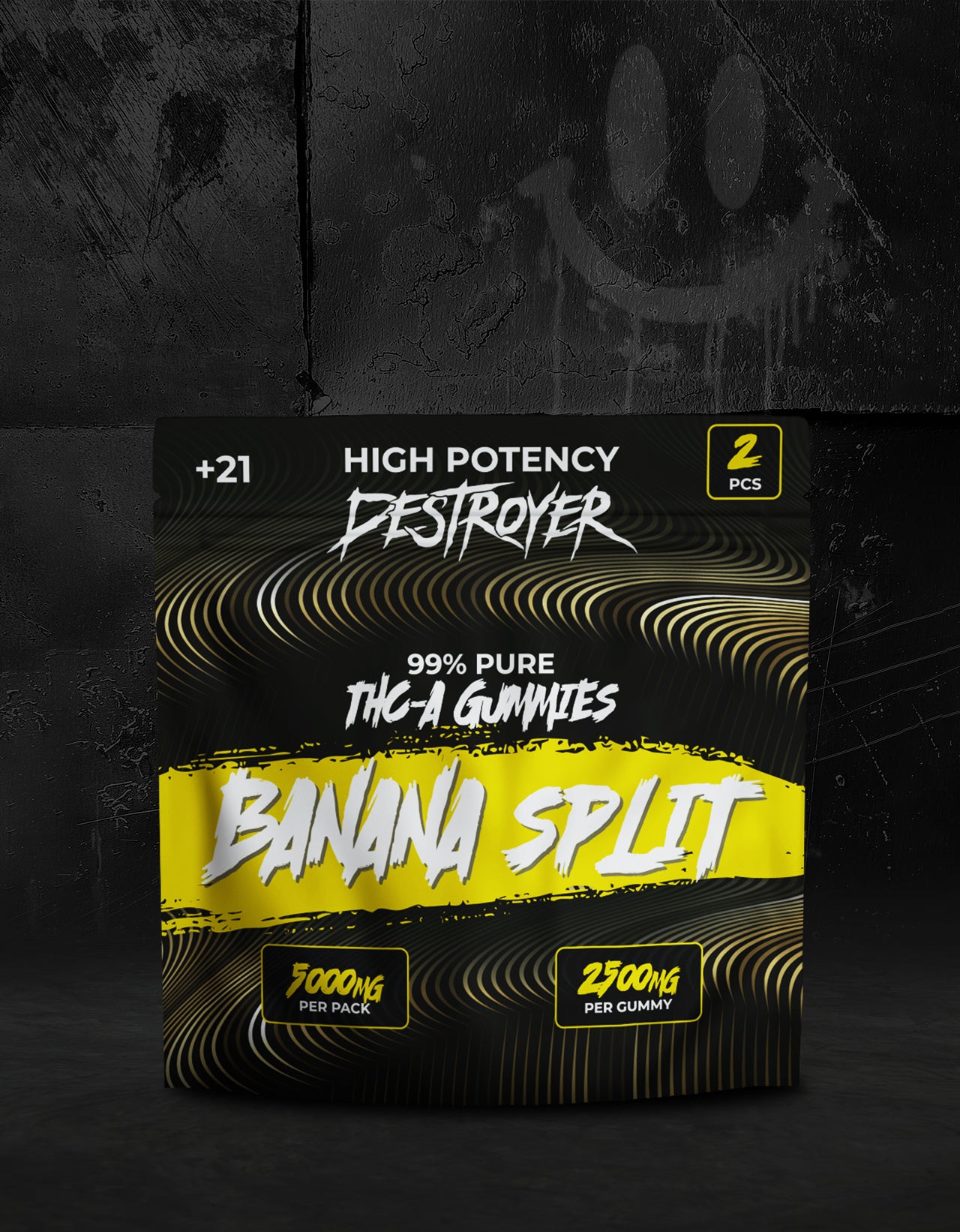 THC A Gummies 100CT Box: Rocket Pop, Banana Split, Orange Creamsicle, Piña Colada, Grape Ape