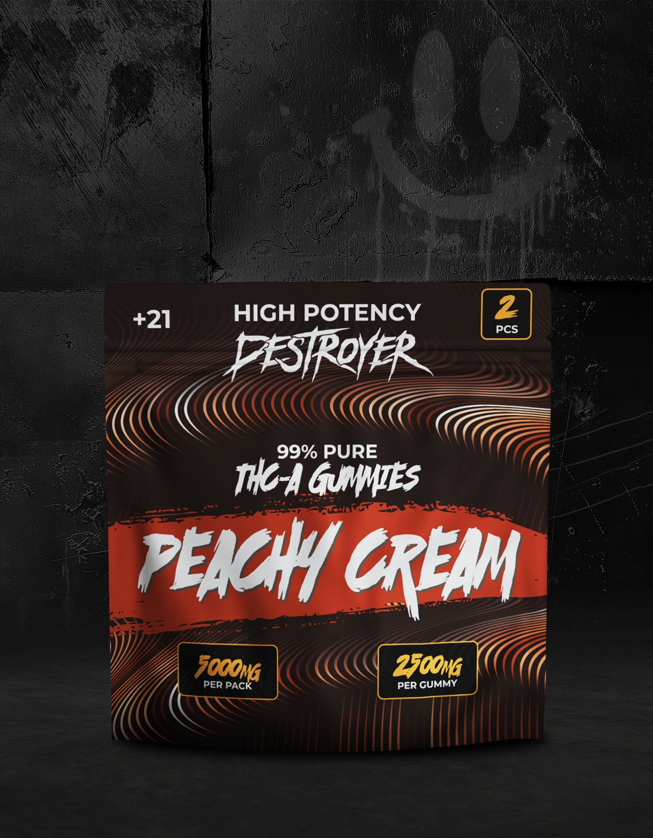 THC A Gummies 100CT Box: Blackberry, Pineapple Juice, Pink Berry Kiwi , Cotton Candy, Peach Cream