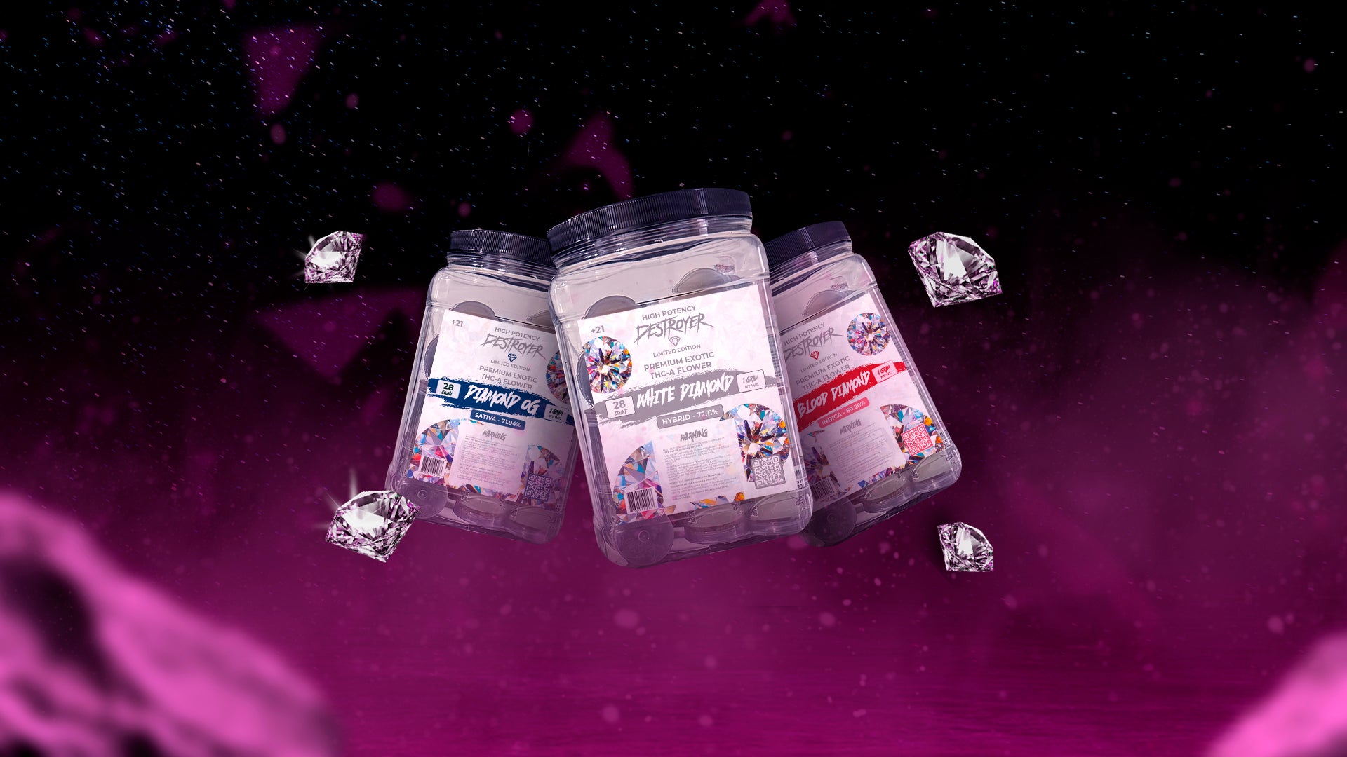 Exotic THC-A Flowers - Diamon Edition