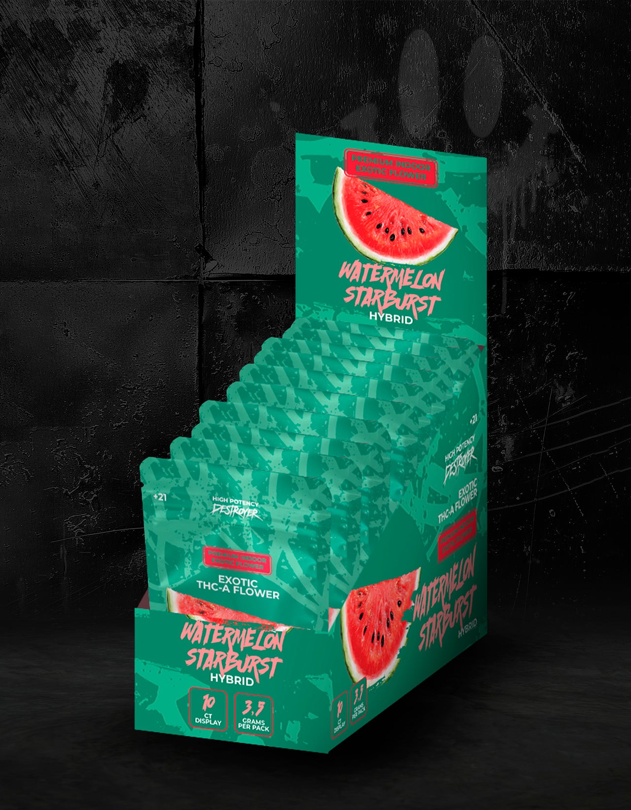 Watermelon Starburst - 10CT BOX