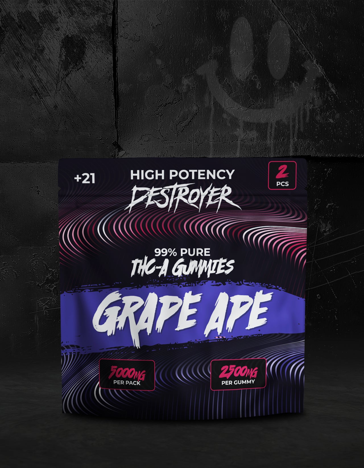 THC A Gummies 100CT Box: Rocket Pop, Banana Split, Orange Creamsicle, Piña Colada, Grape Ape